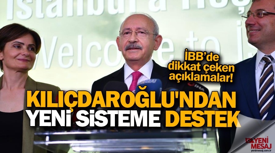 K�l��daro�lu'ndan yeni sisteme destek