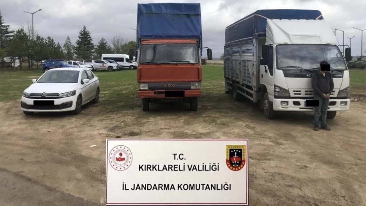 Kırklareli'nde 76 kaçak göçmen yakalandı