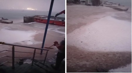 Kocaeli bir anda beyaza büründü