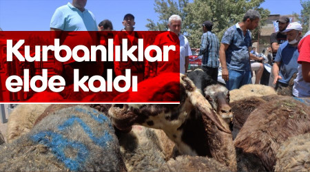 Kurbanlıklar elde kaldı