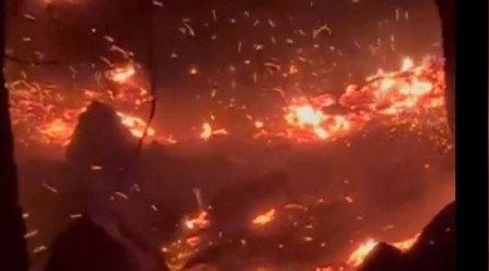 Manavgat'ta 1 hektar kızılçam ormanı yandı