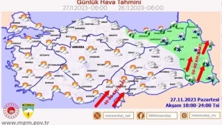 Meteoroloji'den vatandalara kuvvetli ya ve rzgar uyars