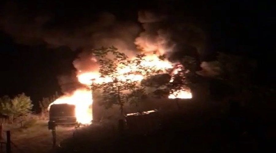 Misafirli�e gittikleri evde baba ve 3 �ocu�u yanarak hayat�n� kaybetti