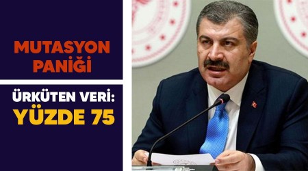 Mutasyon panii, rkten veri: Yzde 75