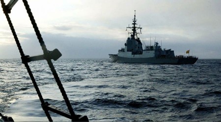NATO sava gemileri Grcistan'da 