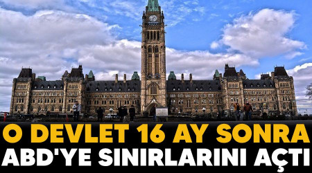O devlet 16 ay sonra ABD'ye sınırlarını açtı