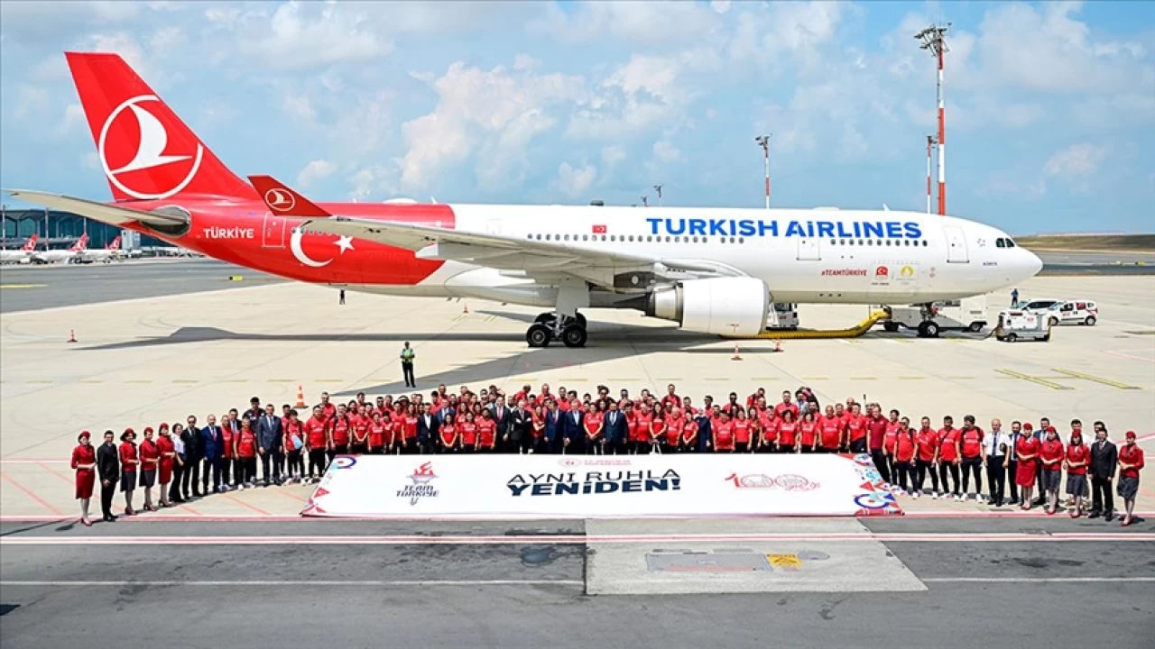 Olimpiyat kafilesi Fransa'ya gitti