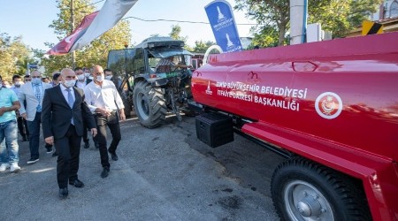 Orman köylülerine yangın tankerleri