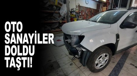 Oto sanayi doldu taştı