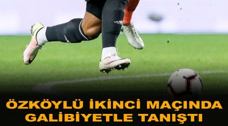 Özköylü ikinci maçında galibiyetle tanıştı