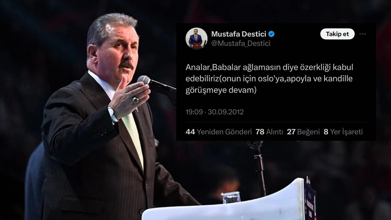 Partilerin yarsn terrle ilikilendiren Destici, zerklik savunduu eski paylamn sildi!