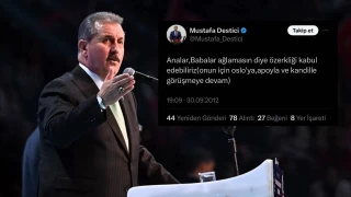 Partilerin yarsn terrle ilikilendiren Destici, zerklik savunduu eski paylamn sildi!