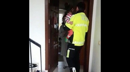 Polisin uyanıklığı sayesinde "Bir yuvaya ateş düşmedi"