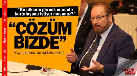 Prof. Dr. Haydar Baş: “Bana ülkeyi 3 ay teslim etsinler..."