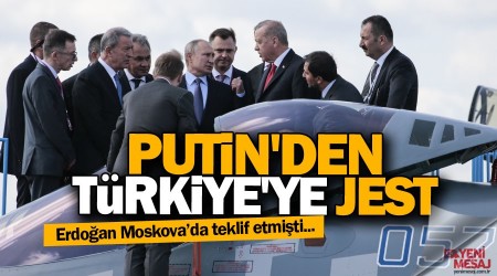 Putin'den Trkiye'ye SU-35 ua jesti