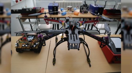 SDÜ’den 6 bacaklı 'Örümcek Robot' Projesi