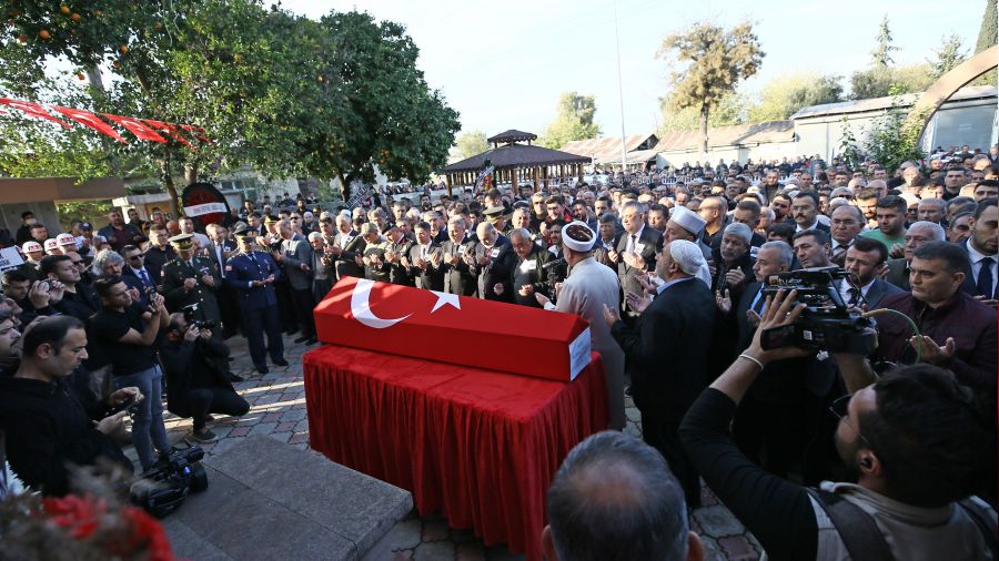 Şehit Binbaşı Mehmet Duman'a veda