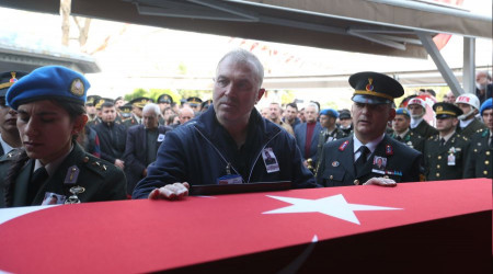 Şehit Üsteğmene veda