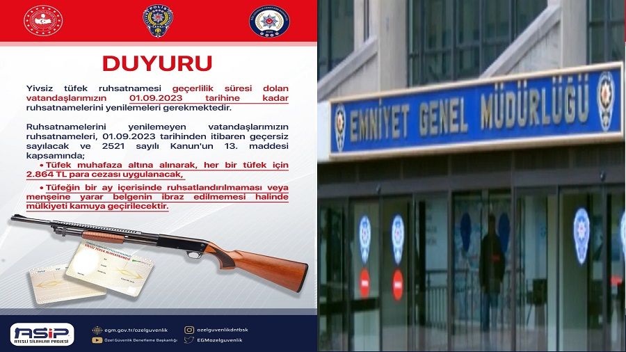 Silah ruhsat� olanlar dikkat