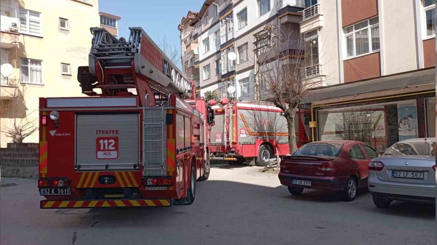 �ofben patlayan apartmanda korku dolu anlar