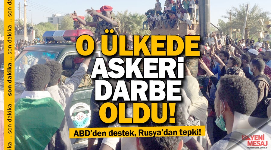 Sudan'da askeri darbe!