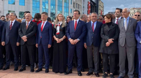 Taksim'de 19 Mayıs coşkusu