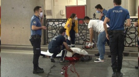 Taksim'de motosiklet kazasında 1 kişi hayatını kaybetti