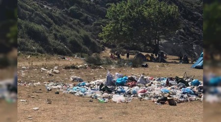 Tatilciler Erdek'i ple evirdi