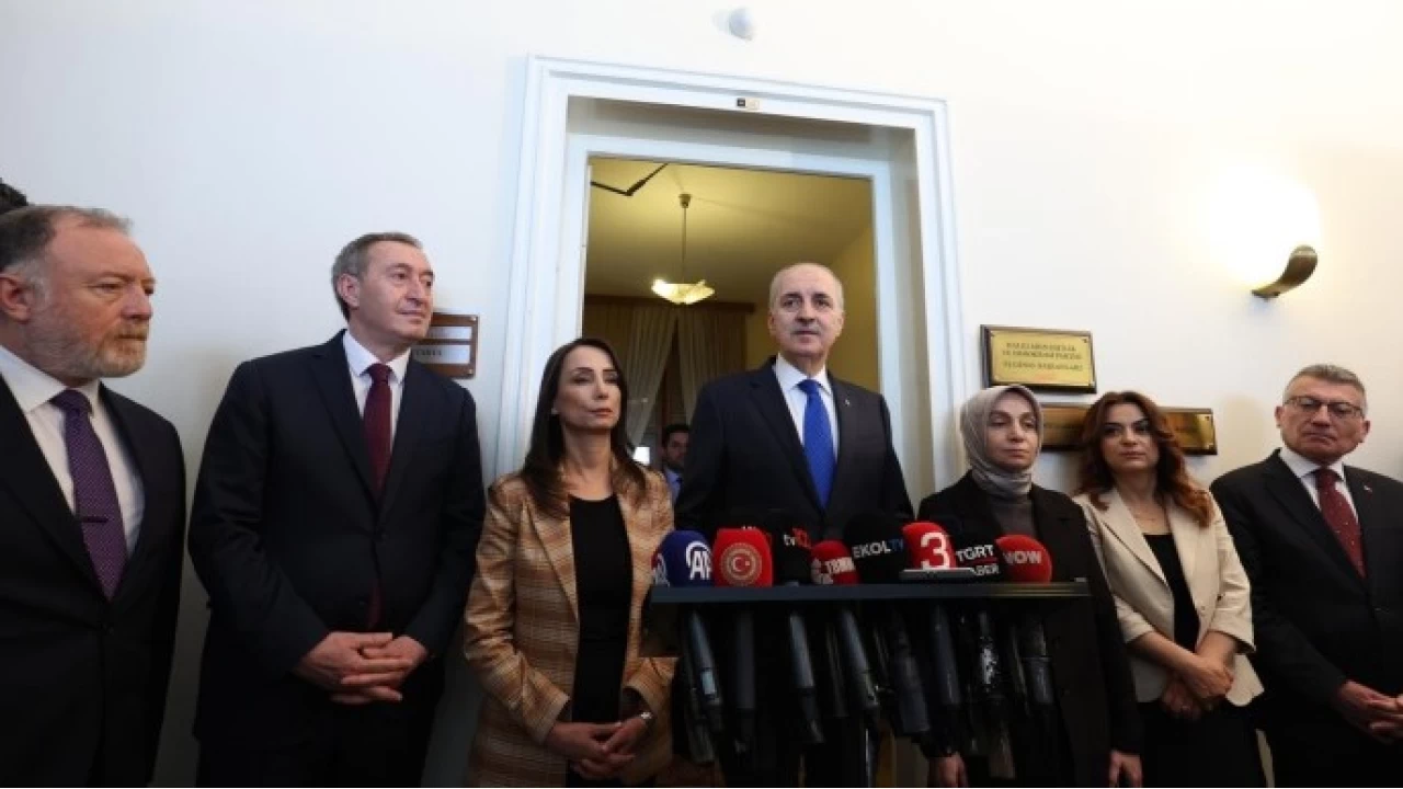 TBMM Başkanı Kurtulmuş DEM Parti grubunu ziyaret etti
