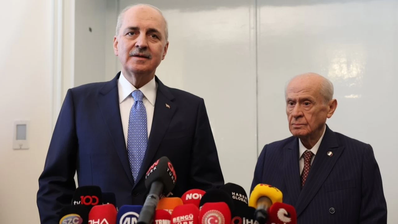 TBMM Başkanı Kurtulmuş, MHP Genel Başkanı Bahçeli'yi ziyaret etti