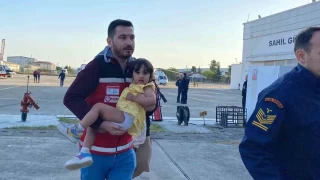 Teleferikte mahsur kalan 1,5 yaşındaki Beyzanur saatler sonra kurtarıldı