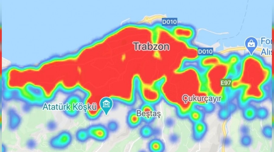 Trabzon krmz alarm veriyor