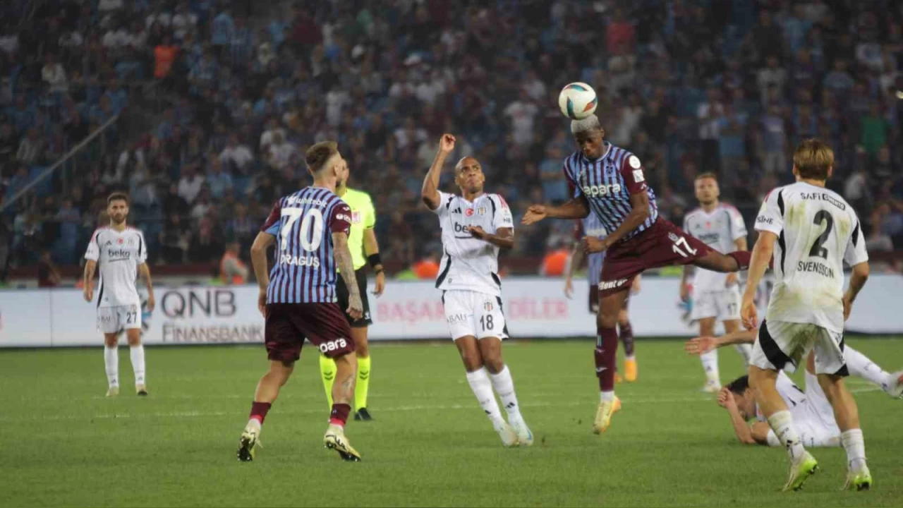 Trabzon'daki nefes kesen maçtan Beşiktaş 1 puan çıkardı
