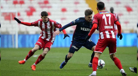 Trabzonspor Sivas'ta 2 puan bıraktı