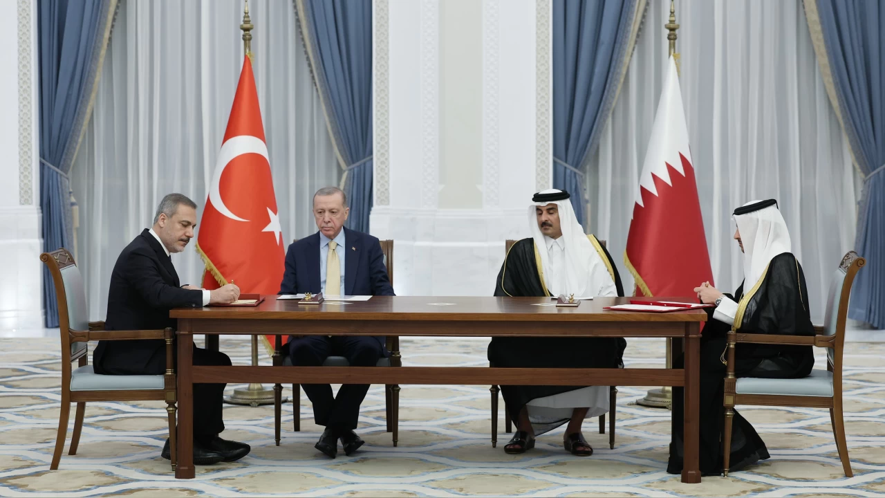 Türkiye ile Katar arasında ortak bildiri ve 12 anlaşma imzalandı