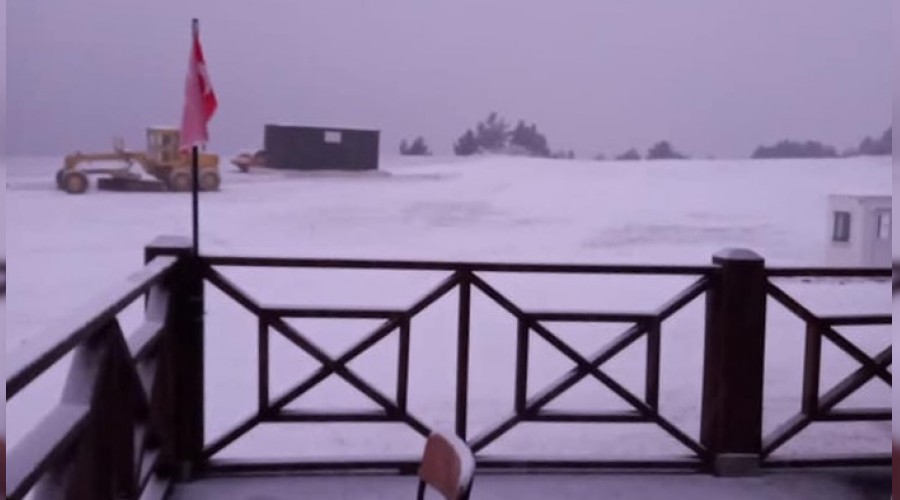 T�rkiye'nin 53. kayak merkezi beyaza b�r�nd�