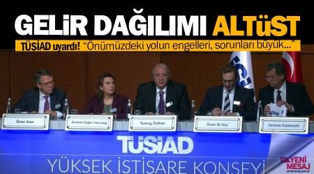 TÜSİAD: Gelir dağılımı altüst