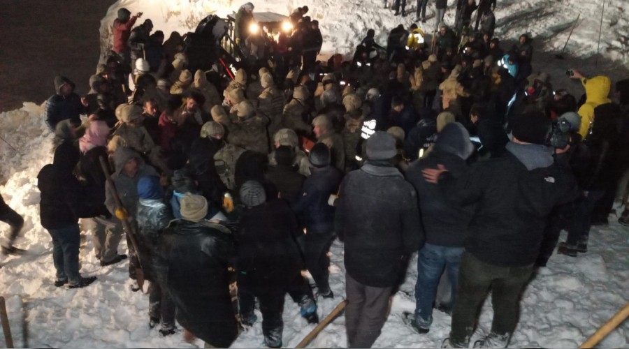 Van'da ��� felaketi