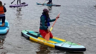 Yayla g�l�, kano sporcular�n� a��rlad�