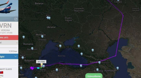 Yunan hava sahasına kabul edilmeyen Rus yolcu uçağı İstanbul'a indi