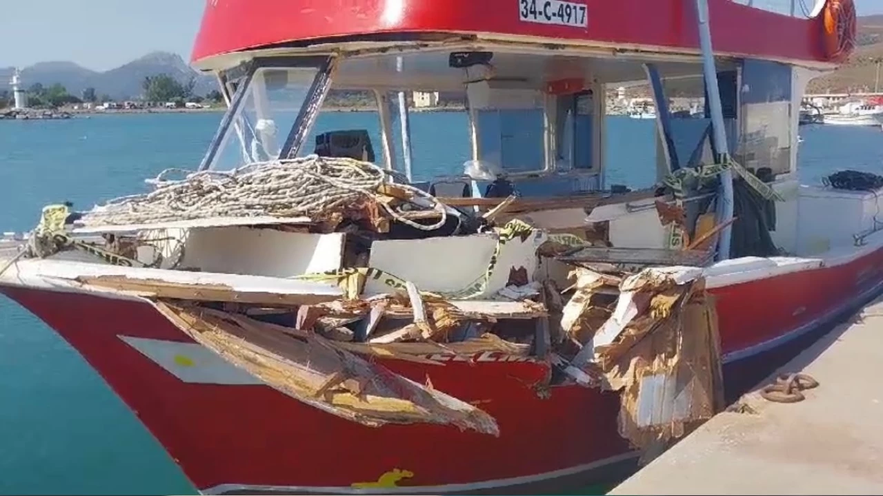 Yunan sahil g�venlik unsurlar�, T�rk bal�k�� teknesini bat�rmak istemi�