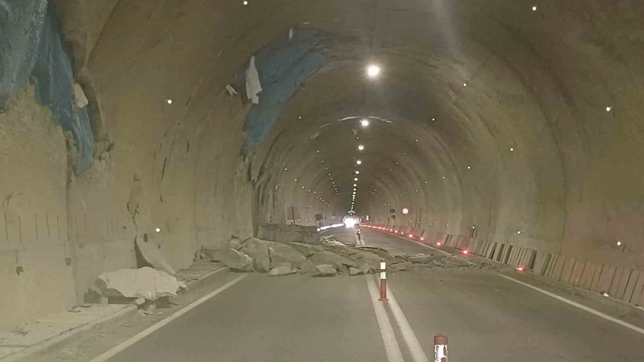 Yusufeli Barajı sonrası tünelde çökmeler başladı