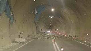Yusufeli Barajı sonrası tünelde çökmeler başladı