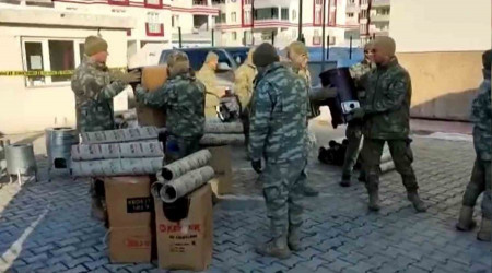 1. Zrhl Tugay Hatay'da soba datmn srdryor