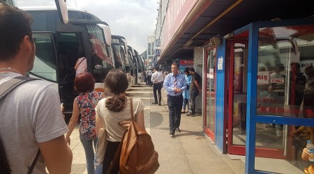 15 Temmuz Demokrasi Otogarı'nda seçim yoğunluğu