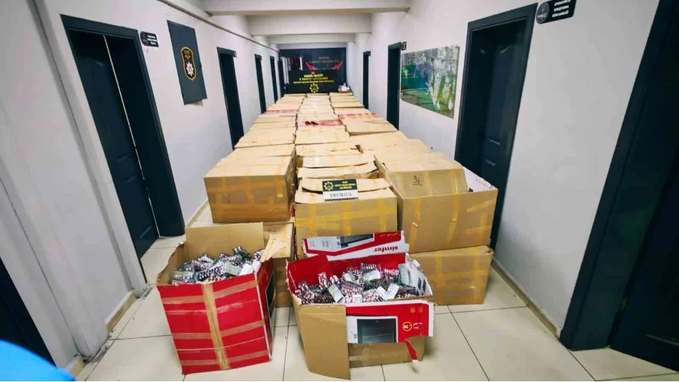 2 milyon 296 bin adet uyuşturucu hap ele geçirildi