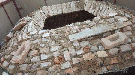 250 yıllık tuğlalardan geleneksel fırın
