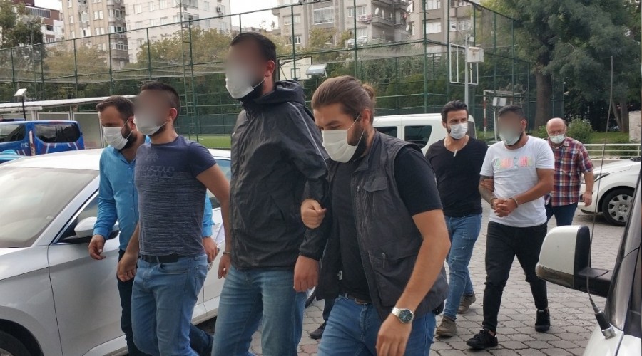 5 ayrı olaydan gözaltına alındılar