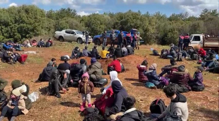 57 kii snr geip Krklareli'ye kadar gelmiler
