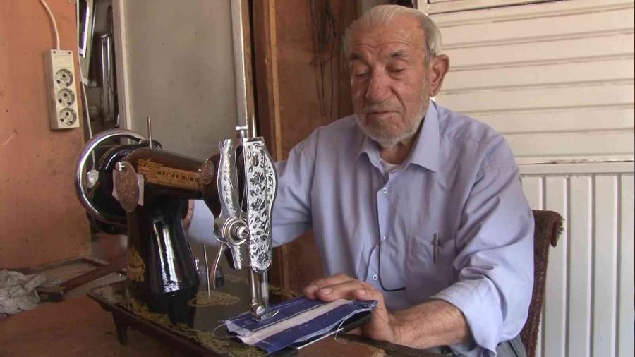 62 yıldır dikiş makinesi tamir ediyor